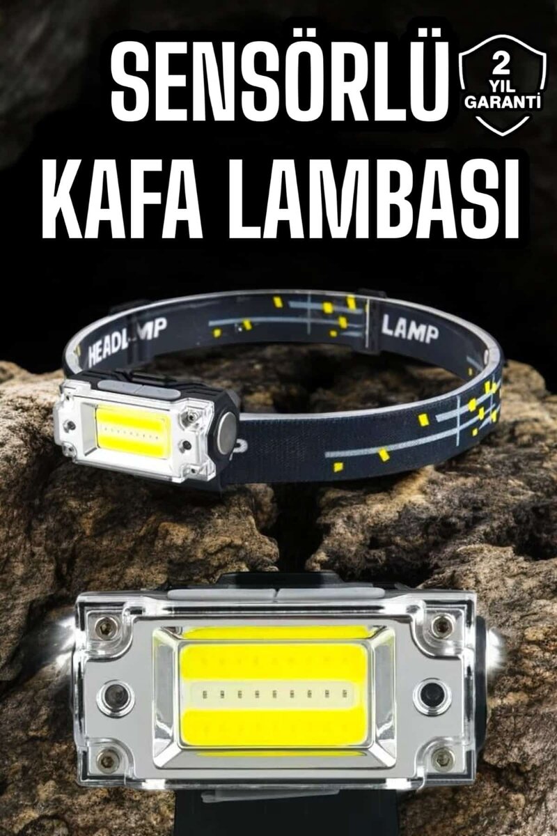 Kafa Lambası Led Fener Pratik Taşınabilir Ayarlanabilir USB Şarjlı Kafa Lambası Led Fener Pratik Taşınabilir Ayarlanabilir USB Şarjlı