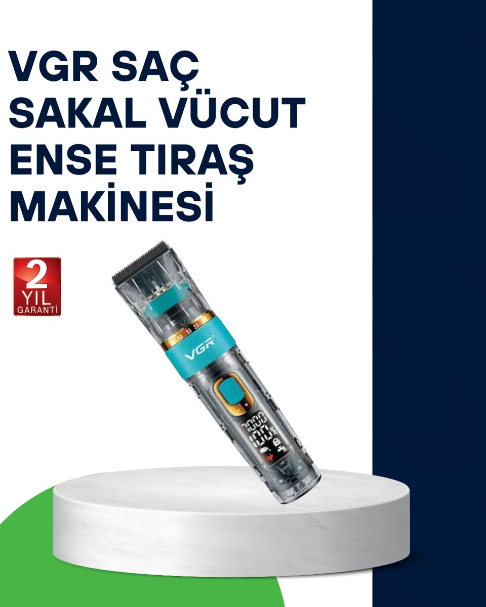 VGR V-695 Profesyonel Saç ve Sakal Kesme Makinesi Şarjlı ve Kablolu Kullanım VGR V-695 Profesyonel Saç ve Sakal Kesme Makinesi Şarjlı ve Kablolu Kullanım
