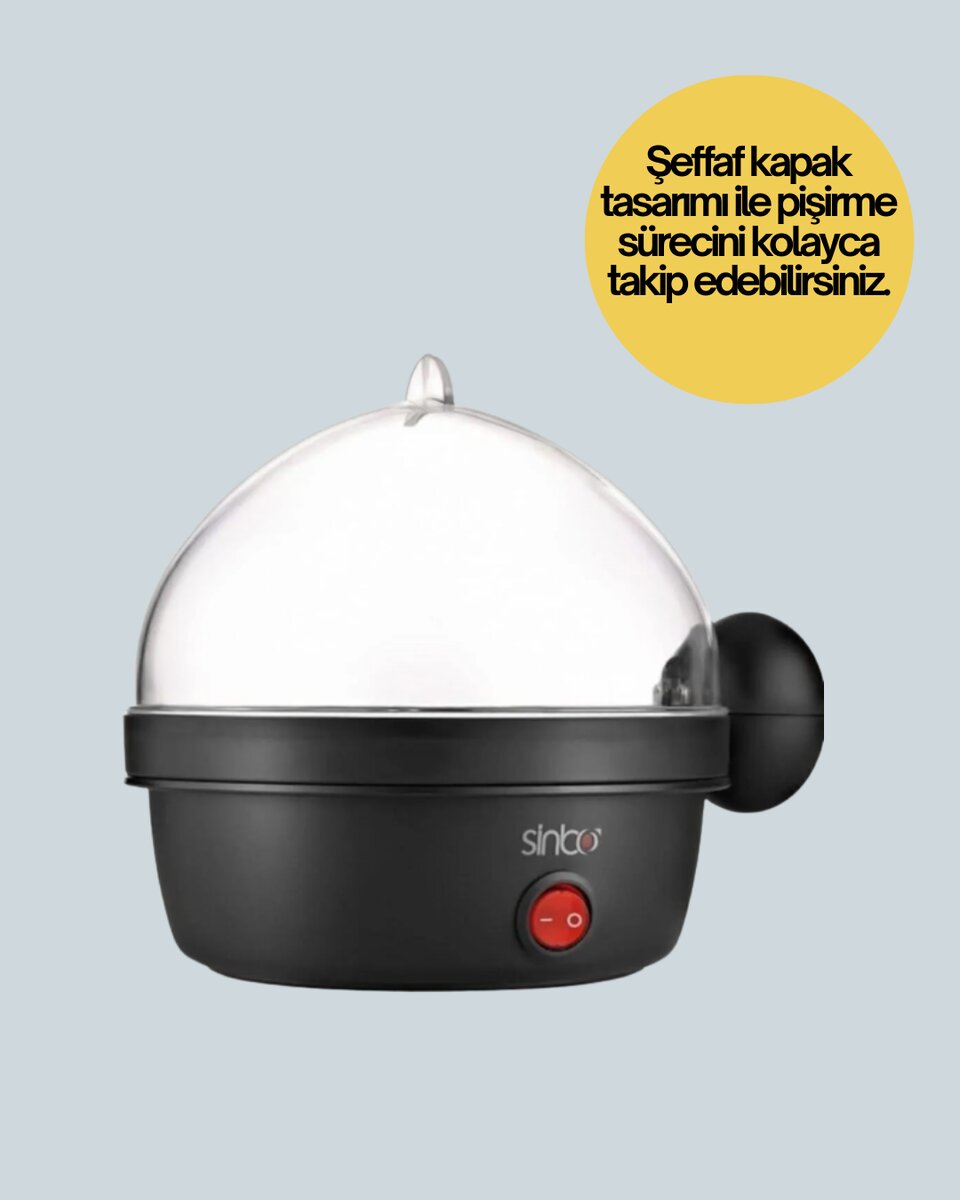 7 Yumurta Kapasiteli Buharlı Yumurta Pişirme Cihazı Sesli Uyarılı 7 Yumurta Kapasiteli Buharlı Yumurta Pişirme Cihazı Sesli Uyarılı