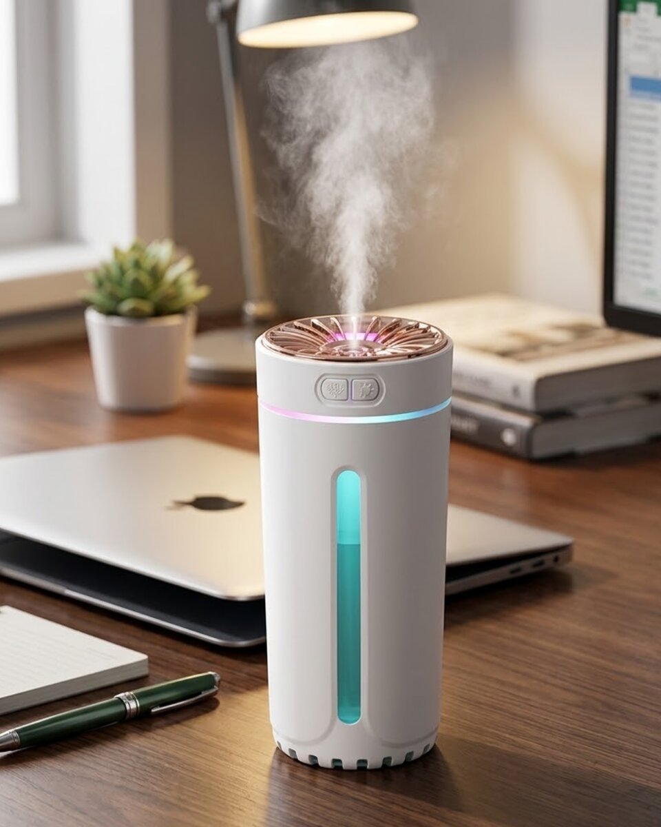 Mini Araç Nemlendirici 5 Esans Hediyeli USB Işıklı Koku Difüzörü Mini Araç Nemlendirici 5 Esans Hediyeli USB Işıklı Koku Difüzörü