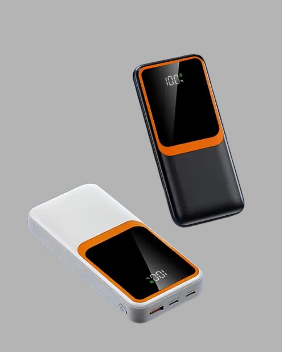 Powerbank 10000 mAh – Çift USB Çıkışlı, Type-C Girişli, Şık Beyaz Tasarım Powerbank 10000 mAh – Çift USB Çıkışlı, Type-C Girişli, Şık Beyaz Tasarım