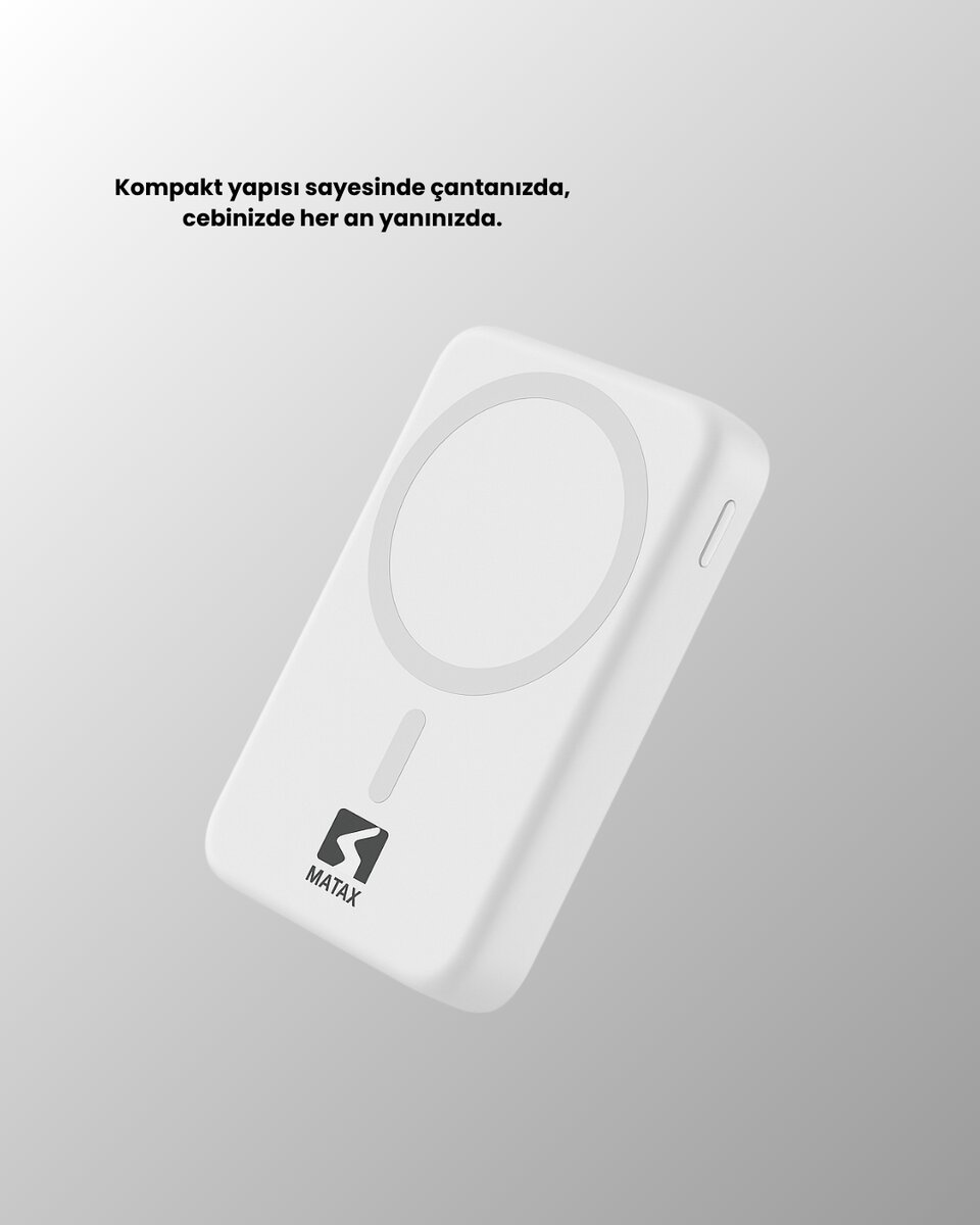 Ultra Kompakt ve Güçlü – MagSafe Powerbank 10000 mAh ile Kablosuz Şarj Deneyimi Ultra Kompakt ve Güçlü – MagSafe Powerbank 10000 mAh ile Kablosuz Şarj Deneyimi