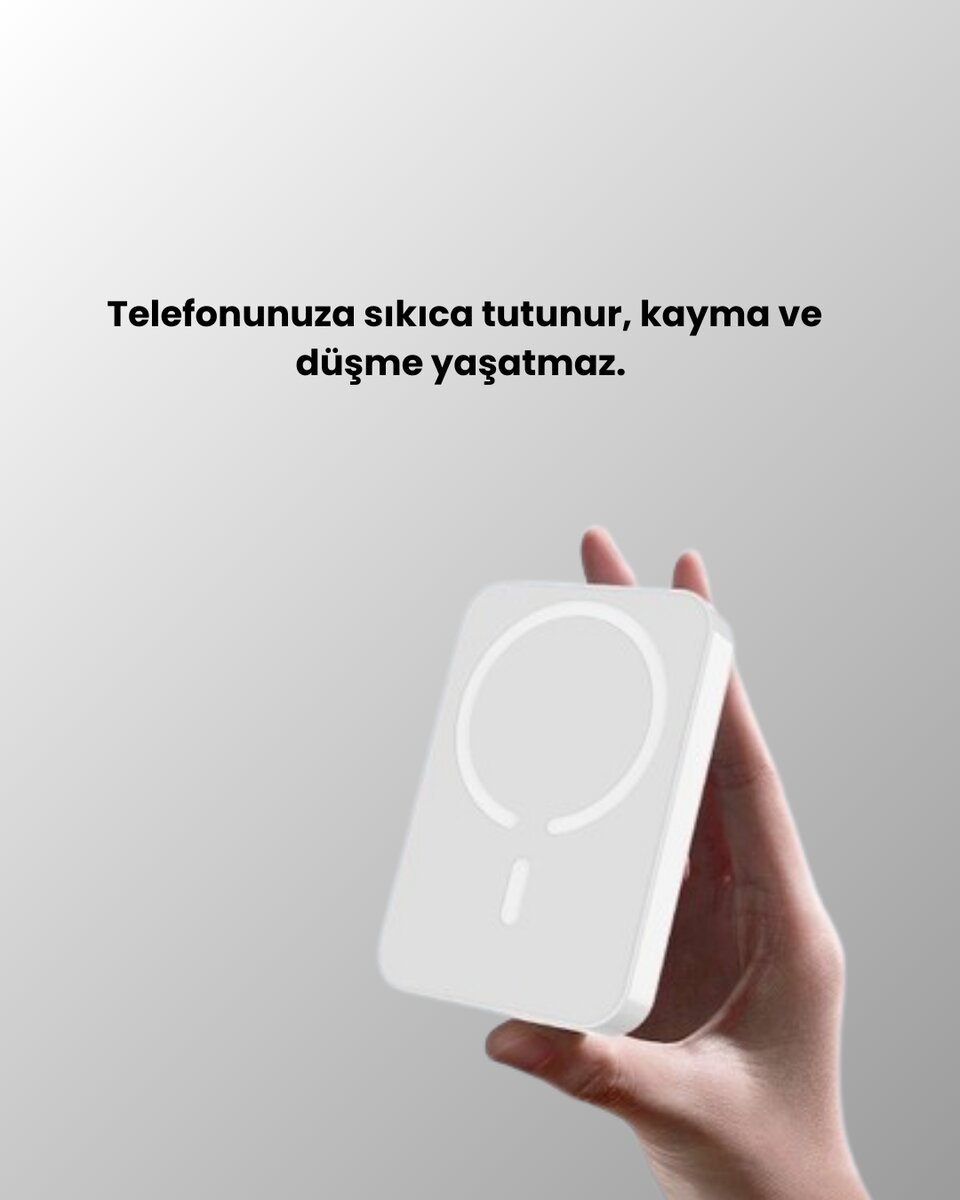 Ultra Kompakt ve Güçlü – MagSafe Powerbank 10000 mAh ile Kablosuz Şarj Deneyimi Ultra Kompakt ve Güçlü – MagSafe Powerbank 10000 mAh ile Kablosuz Şarj Deneyimi