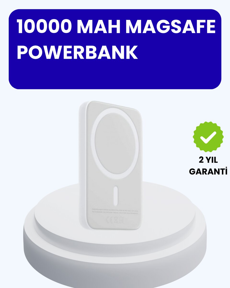 MagSafe Manyetik Powerbank – iPhone İçin Hızlı, Kablosuz ve Güvenli Şarj MagSafe Manyetik Powerbank – iPhone İçin Hızlı, Kablosuz ve Güvenli Şarj