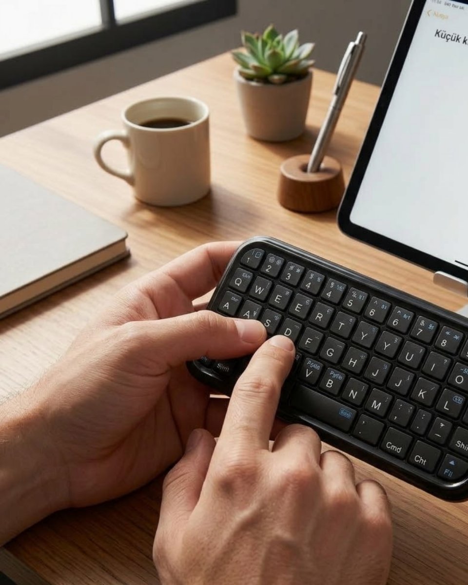 Taşınabilir Mini Bluetooth Klavye Şarjlı Kablosuz Klavye Taşınabilir Mini Bluetooth Klavye Şarjlı Kablosuz Klavye