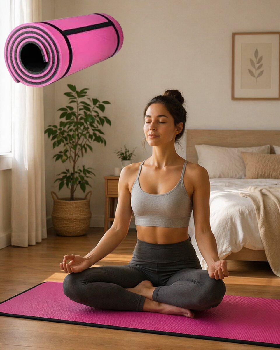 10 mm Pilates ve Egzersiz Matı Kaydırmaz Taban Konforlu Spor Minderi Hafif Taşınabilir 10 mm Pilates ve Egzersiz Matı Kaydırmaz Taban Konforlu Spor Minderi Hafif Taşınabilir