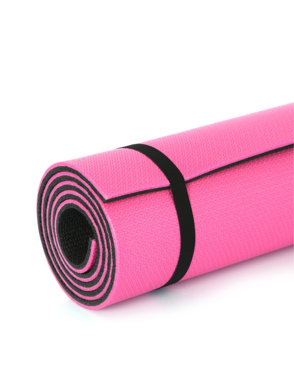 10 mm Yoga Spor Matı Çift Taraflı Kullanım Kaymaz Doku Esnek Dayanıklı Fitness Minderi