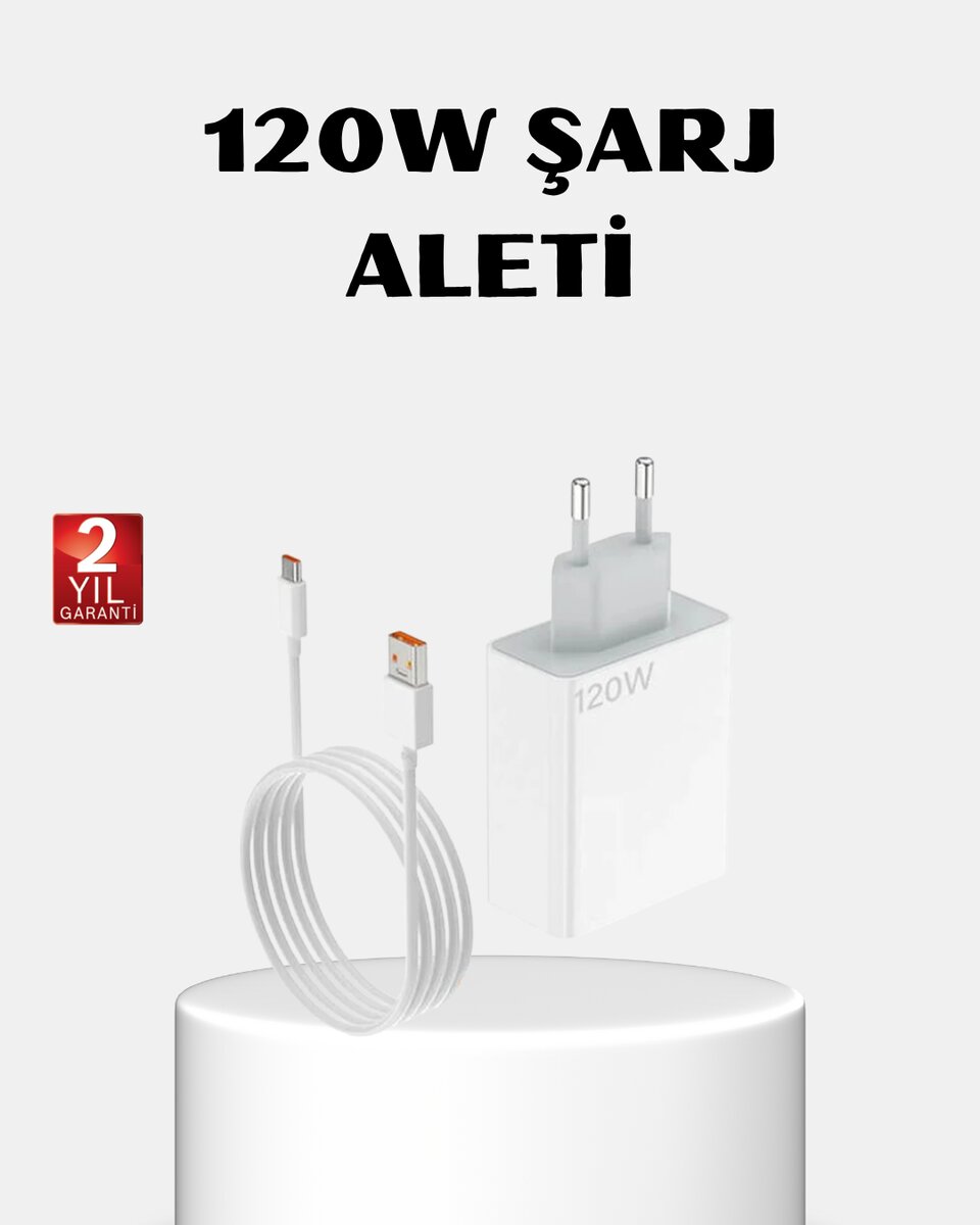 120W Type-C Hızlı Şarj Adaptörü – Akıllı Koruma ve Turbo Güç Desteği 120W Type-C Hızlı Şarj Adaptörü – Akıllı Koruma ve Turbo Güç Desteği