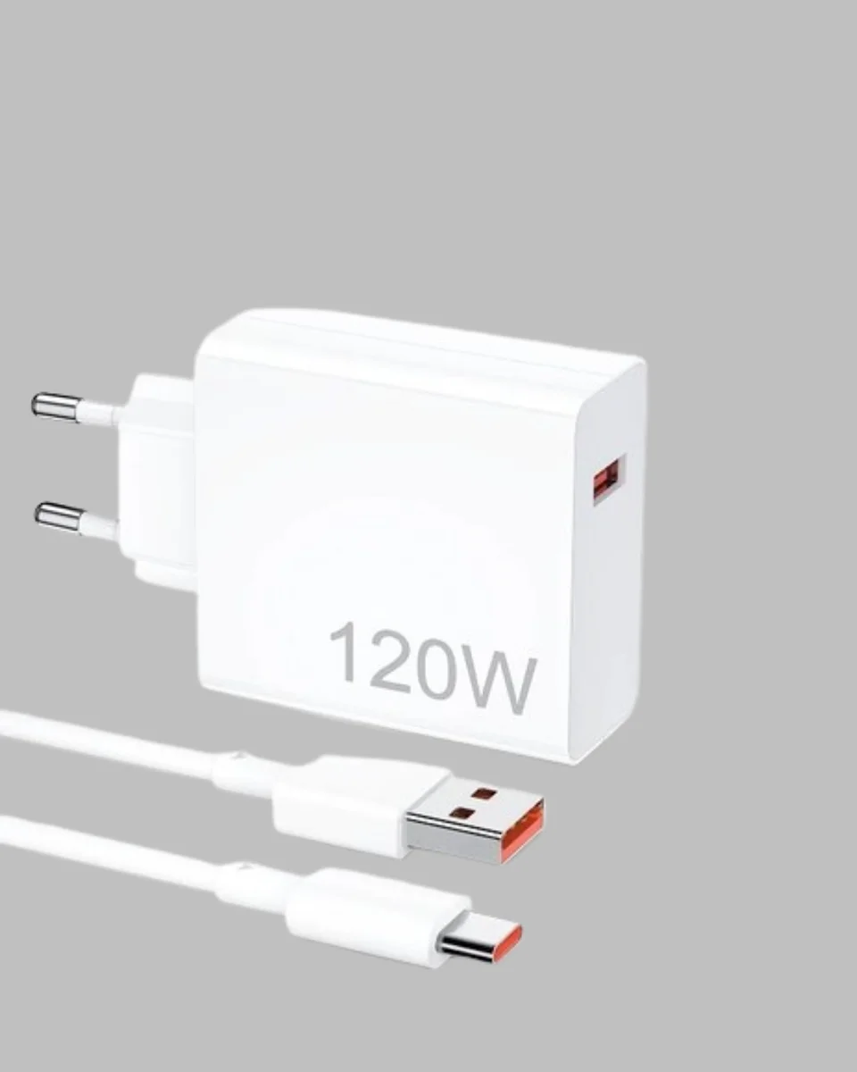 120 Watt Type C Şarj Başlığı Poco X3 X4 X5 Pro Uyumlu