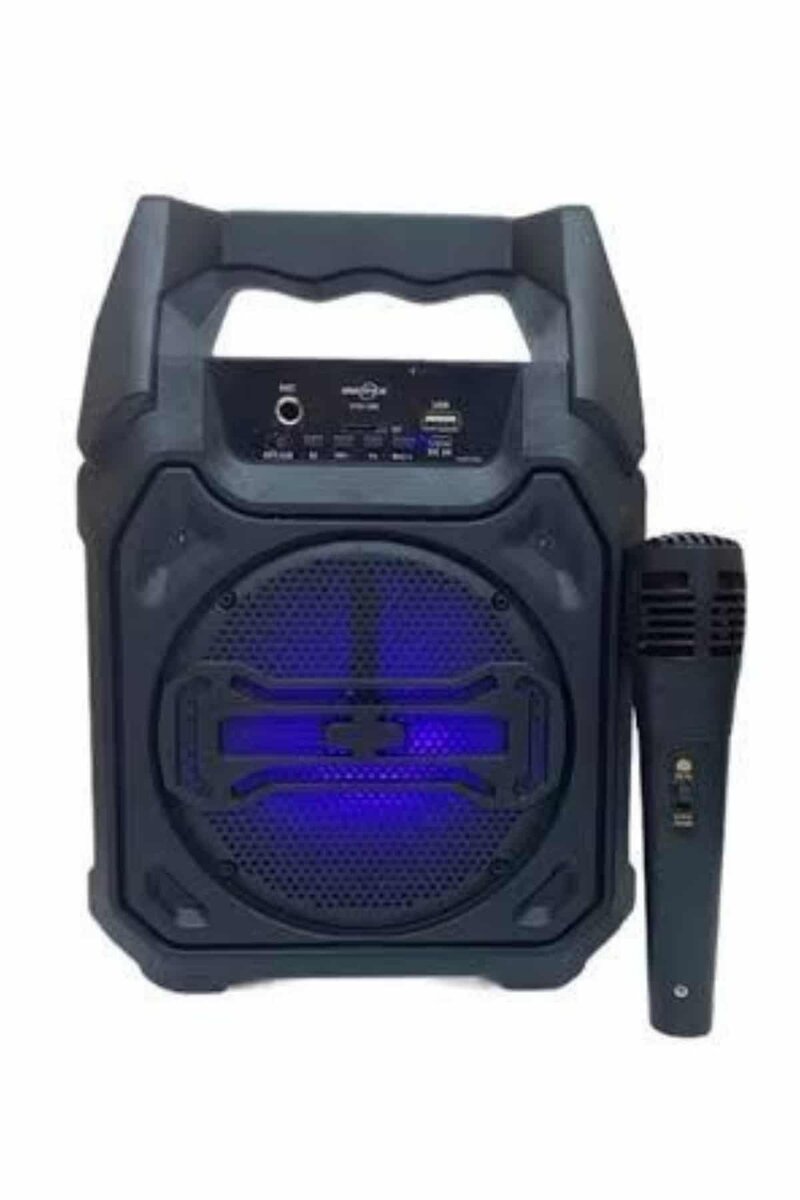 Bluetooth Hoparlör Led Işıklı Taşınabilir Kablosuz Speaker Uzun Pil Ömrü