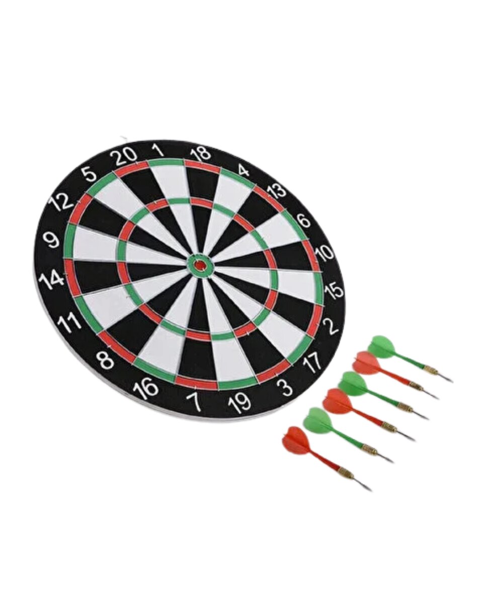 Şık Tasarımlı Dart Tahtası 12 İnç Dayanıklı Ahşap Gövde Şık Tasarımlı Dart Tahtası 12 İnç Dayanıklı Ahşap Gövde