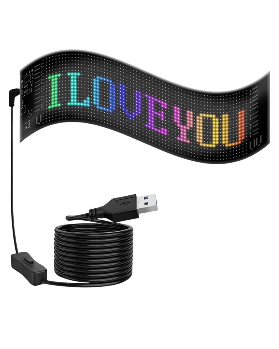 Dekoratif LED Yazı Paneli RGB Animasyonlu Uzaktan Kumandalı Ekran Dekoratif LED Yazı Paneli RGB Animasyonlu Uzaktan Kumandalı Ekran