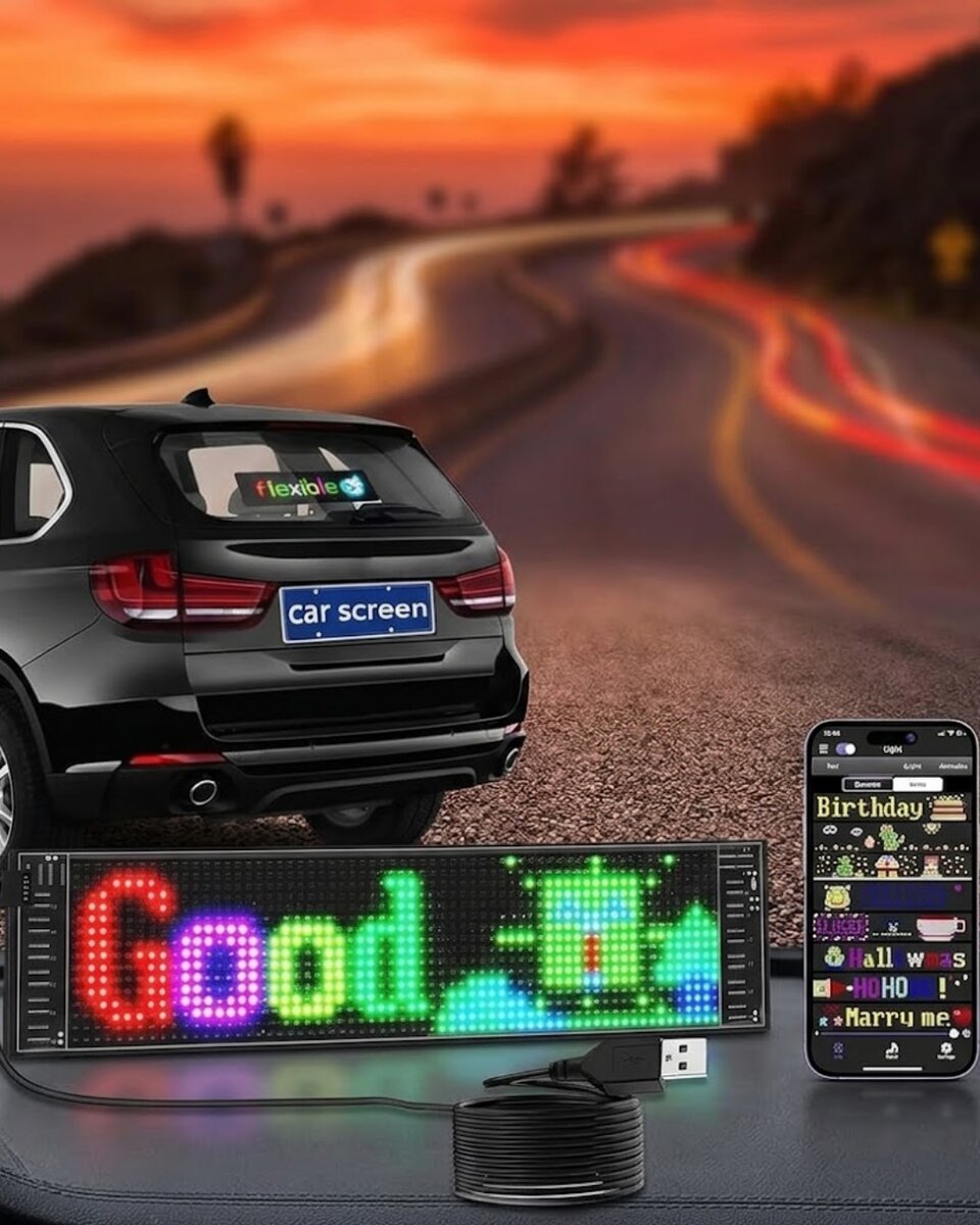Dekoratif LED Yazı Paneli RGB Animasyonlu Uzaktan Kumandalı Ekran Dekoratif LED Yazı Paneli RGB Animasyonlu Uzaktan Kumandalı Ekran