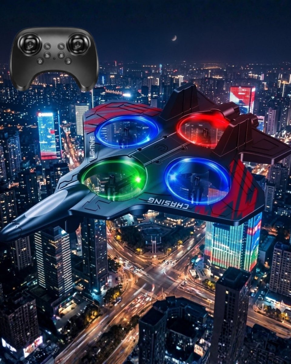 LED Işıklı Oyuncak Drone Fighter Jet Tasarımlı Uzaktan Kumandalı Uçak LED Işıklı Oyuncak Drone Fighter Jet Tasarımlı Uzaktan Kumandalı Uçak