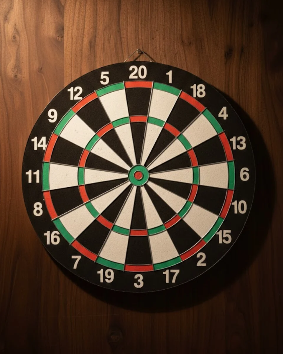 15 İnç Dart Tahtası Seti Dalı Yapı 4 Metal Dart Oku