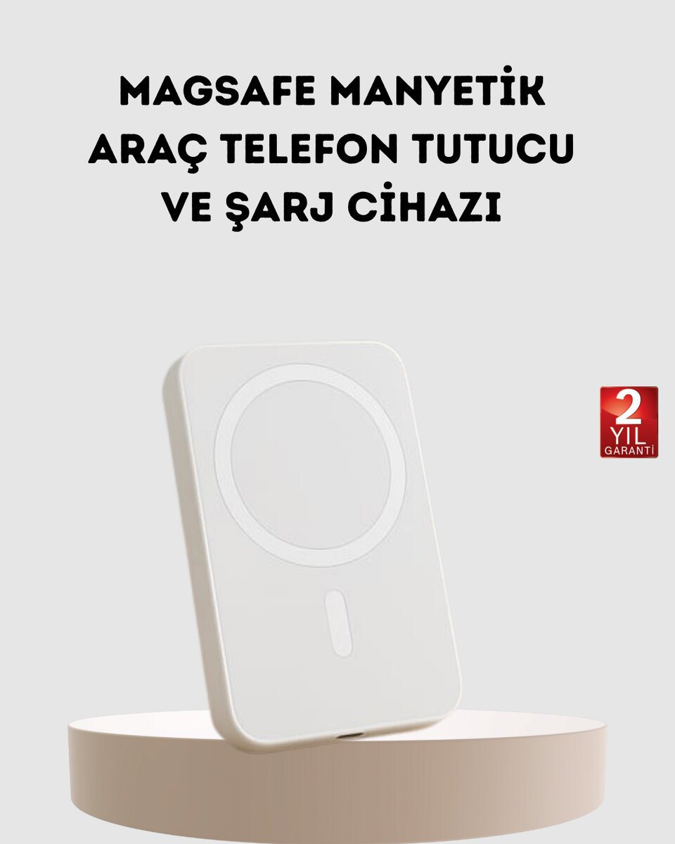 5000mAh Manyetik Powerbank – iPhone Serisi İçin Taşınabilir Kablosuz Şarj Cihazı 5000mAh Manyetik Powerbank – iPhone Serisi İçin Taşınabilir Kablosuz Şarj Cihazı