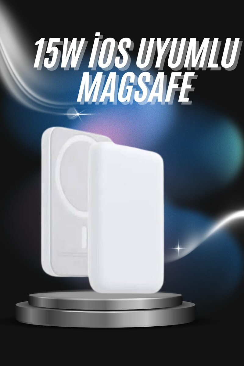Kablosuz Magsafe Hızlı Şarj 5.000 mah Kablosuz Şarj Cihazı Kablosuz Magsafe Hızlı Şarj 5.000 mah Kablosuz Şarj Cihazı