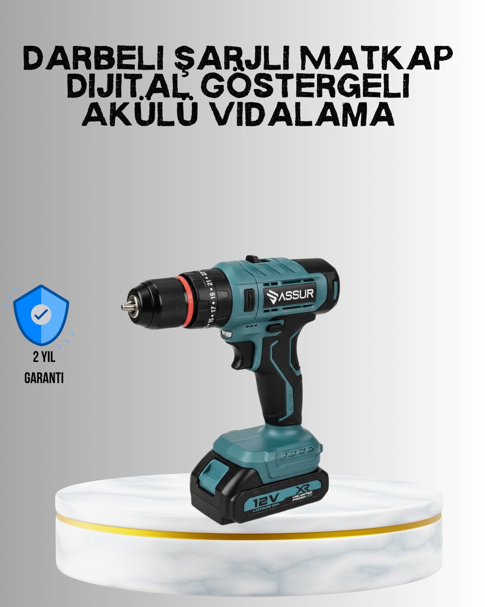18 Parça Profesyonel Şarjlı Matkap Vidalama 18 Parça Profesyonel Şarjlı Matkap Vidalama