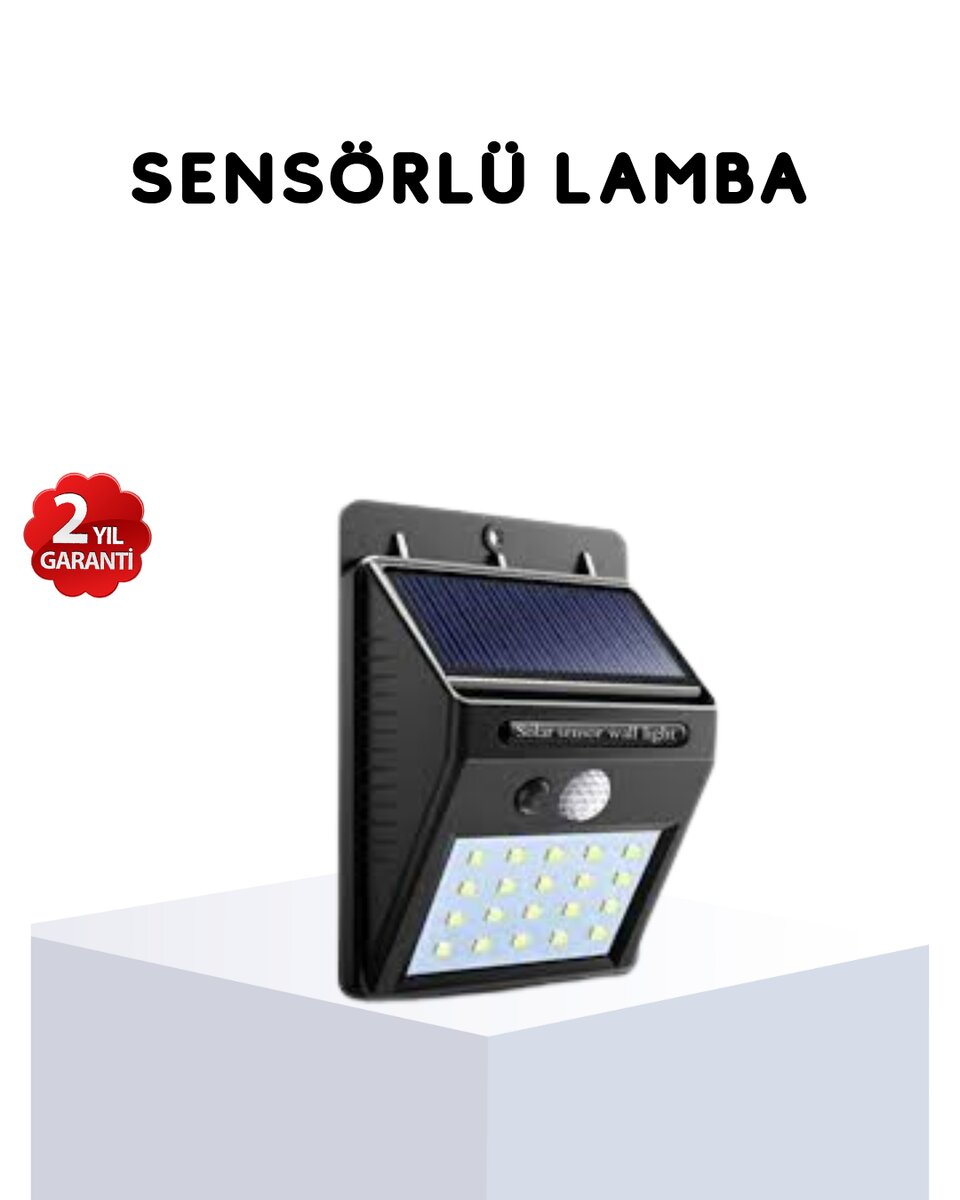 Solar Güneş Enerjili Hareket Sensörlü 4 Taraflı Bahçe Lambası – IP65 Su Geçirmez, 100 LED Solar Güneş Enerjili Hareket Sensörlü 4 Taraflı Bahçe Lambası – IP65 Su Geçirmez, 100 LED