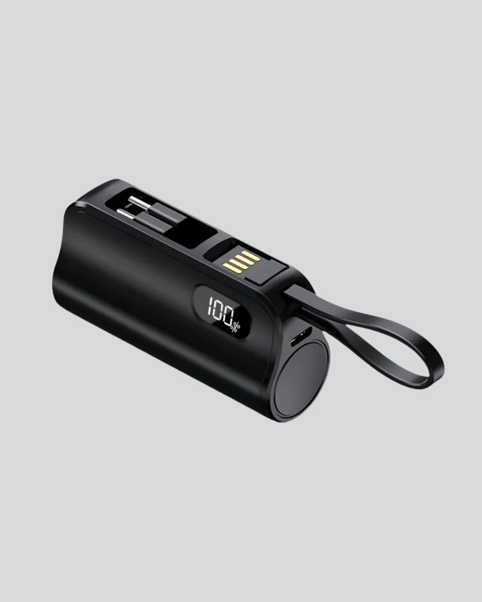 Dahili Konektörlü 20W Hızlı Şarj Mini Taşınabilir Powerbank Dahili Konektörlü 20W Hızlı Şarj Mini Taşınabilir Powerbank