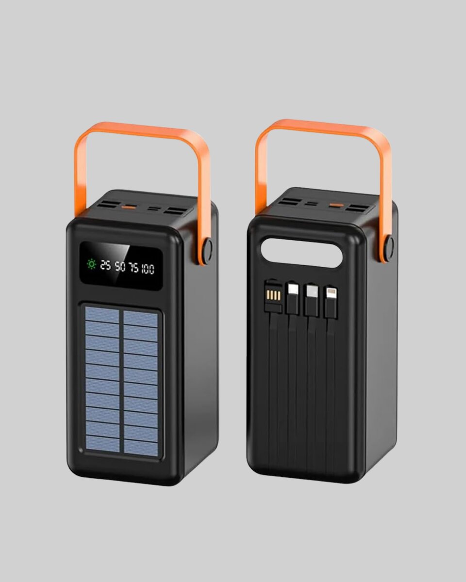 Powerbank Hızlı Şarj Solar Güneş Enerjili Çok Girişli