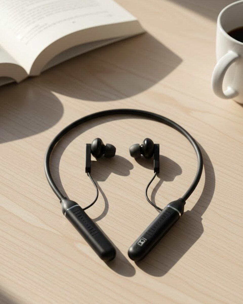 Uzun Süre Kullanımlı Kablosuz Boyun Askılı Stereo Kulaklık Güçlü Bas ve Net Ses Uzun Süre Kullanımlı Kablosuz Boyun Askılı Stereo Kulaklık Güçlü Bas ve Net Ses