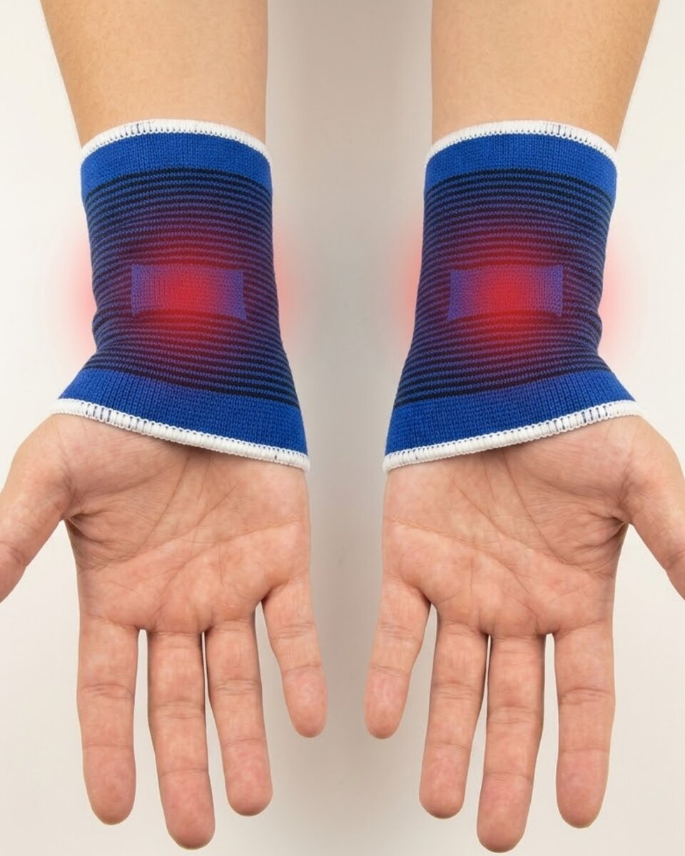 Evrensel Beden Çift Bilek Bandı Spor ve Günlük Kullanım İçin Evrensel Beden Çift Bilek Bandı Spor ve Günlük Kullanım İçin