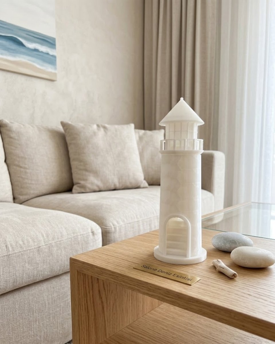 3D Deniz Feneri Dekoratif Obje Modern Ev ve Ofis Aksesuarı 3D Deniz Feneri Dekoratif Obje Modern Ev ve Ofis Aksesuarı