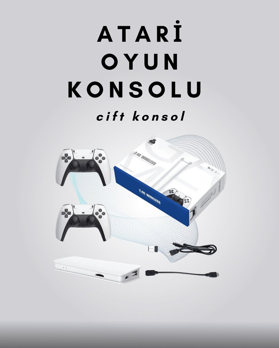 4K Destekli Bluetooth Retro Oyun Konsolu – M15 Modeli