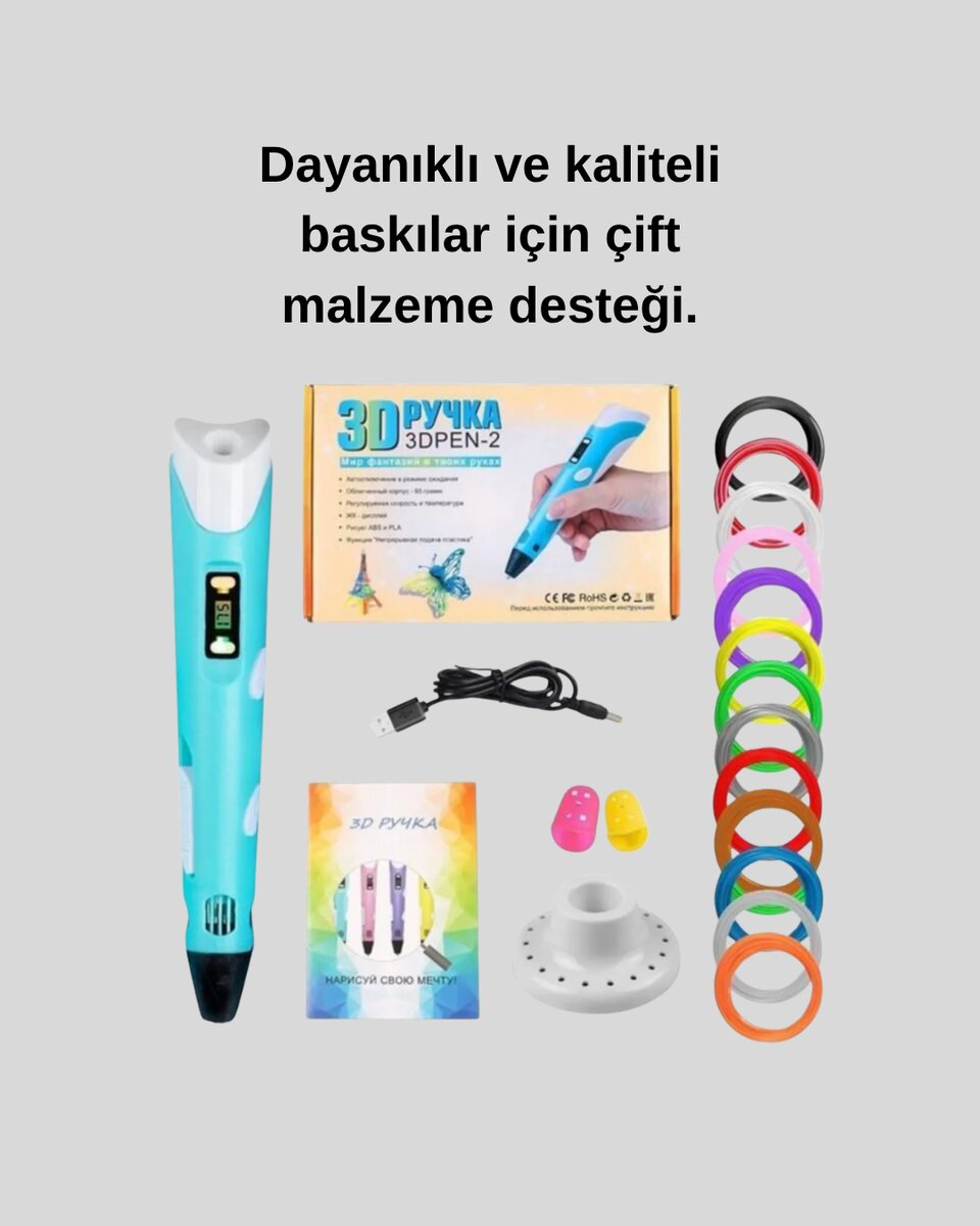 Yaratıcı Çizim ve Modelleme İçin Profesyonel 3D Yazıcı Kalem Yaratıcı Çizim ve Modelleme İçin Profesyonel 3D Yazıcı Kalem