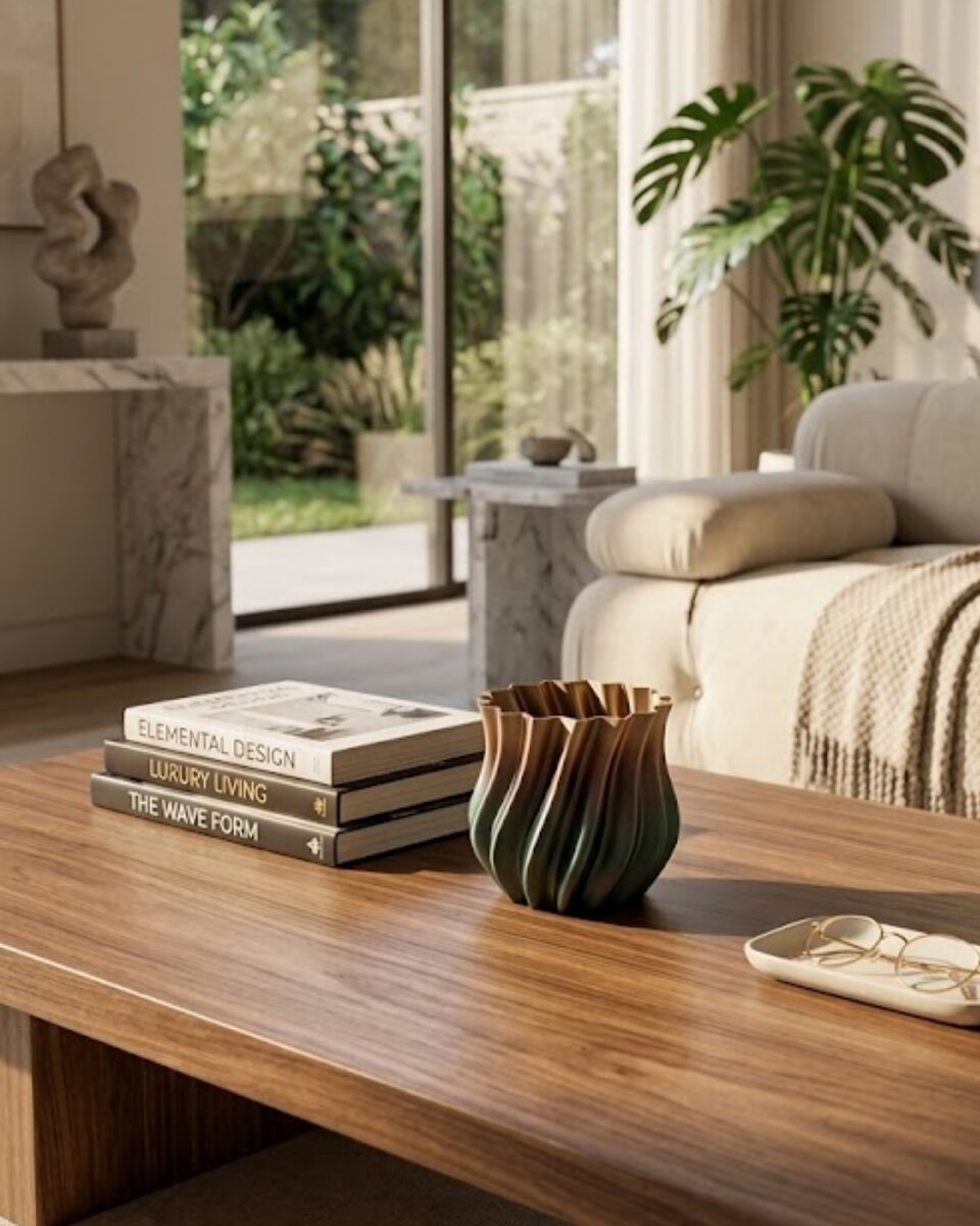 3D Kıvrımlı Siyah Metalik Vazo Modern Dekoratif Şık Ev Aksesuarı 3D Kıvrımlı Siyah Metalik Vazo Modern Dekoratif Şık Ev Aksesuarı