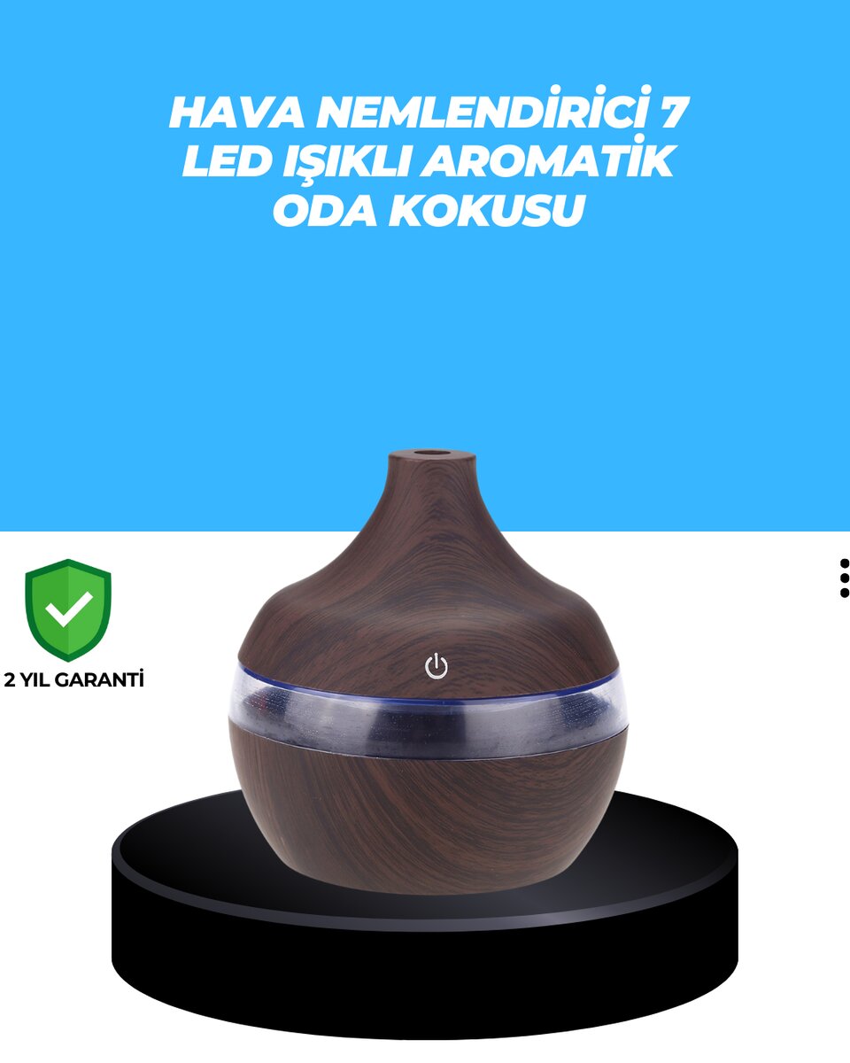 7 Renk Dinlendirici LED Işıklı Aroma Buhar Makinesi 7 Renk Dinlendirici LED Işıklı Aroma Buhar Makinesi