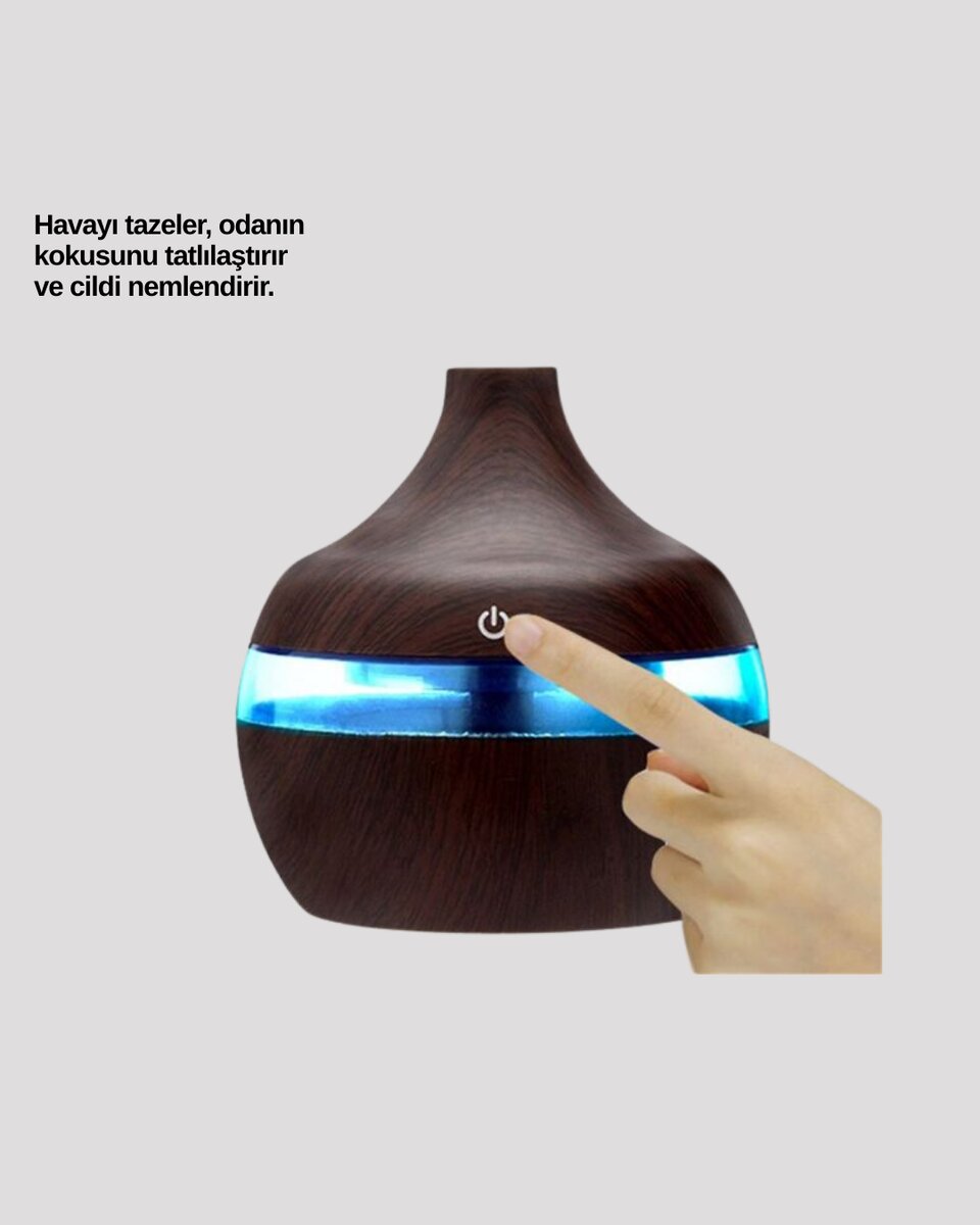 7 Renk Dinlendirici LED Işıklı Aroma Buhar Makinesi 7 Renk Dinlendirici LED Işıklı Aroma Buhar Makinesi