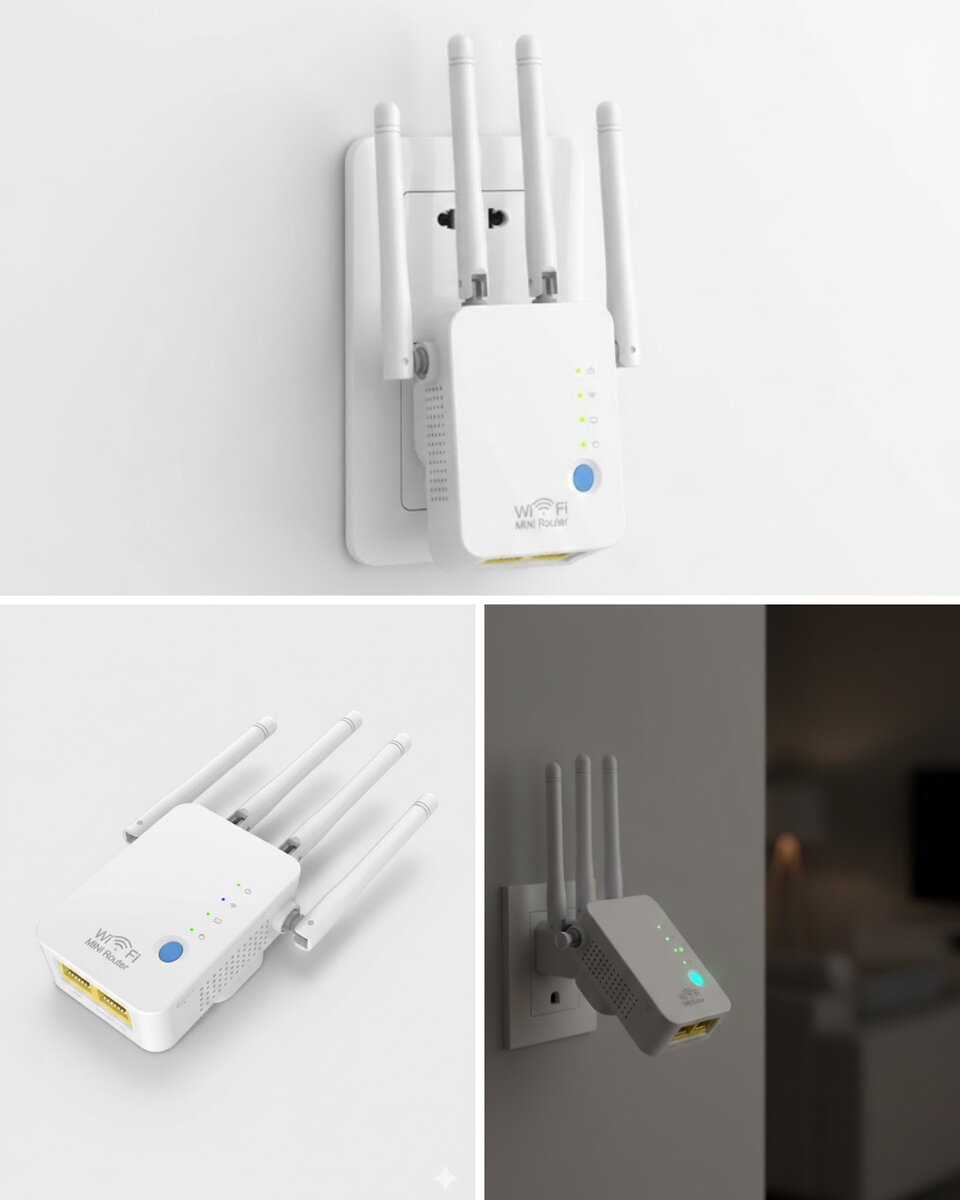 Kablosuz WiFi Tekrarlayıcı 300Mbps Kablosuz WiFi Tekrarlayıcı 300Mbps
