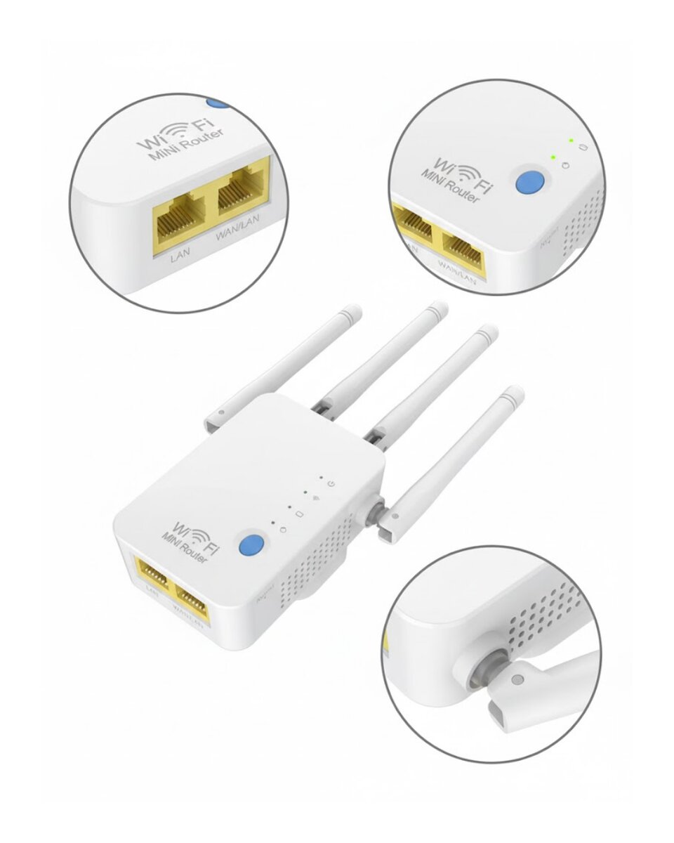 Kablosuz WiFi Tekrarlayıcı 300Mbps Kablosuz WiFi Tekrarlayıcı 300Mbps