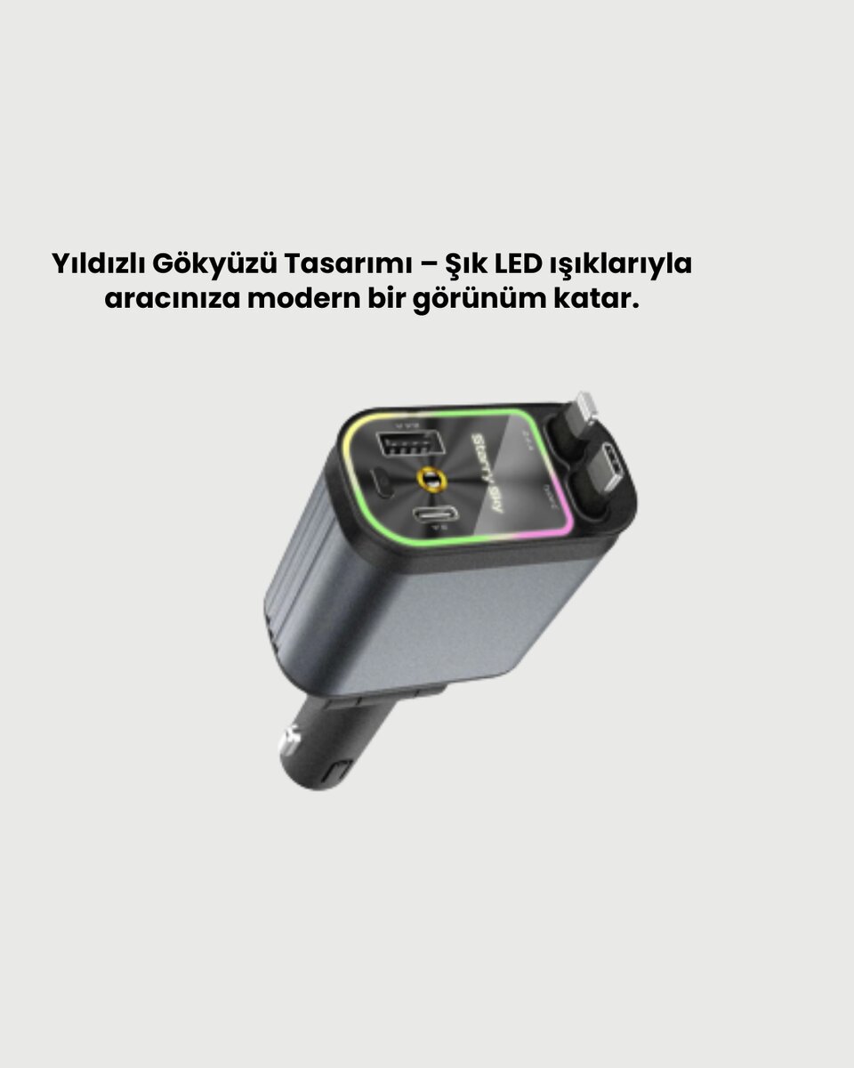 BMW, Mercedes, Audi, Volkswagen Araçlar için 4’ü 1 Arada Hızlı Şarj Cihazı BMW, Mercedes, Audi, Volkswagen Araçlar için 4’ü 1 Arada Hızlı Şarj Cihazı