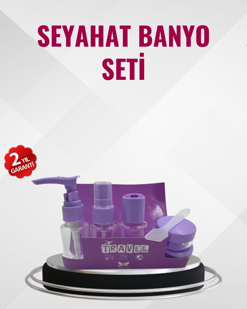Seyahat Boy Banyo Seti 5’li Mini Şişe ve Krem Kutusu Çantalı Seyahat Boy Banyo Seti 5’li Mini Şişe ve Krem Kutusu Çantalı