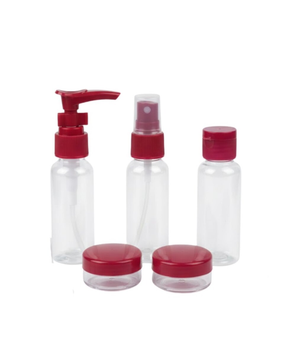 Taşınabilir 5 Parça Seyahat Kozmetik Dolum Seti 30 ml Taşınabilir 5 Parça Seyahat Kozmetik Dolum Seti 30 ml