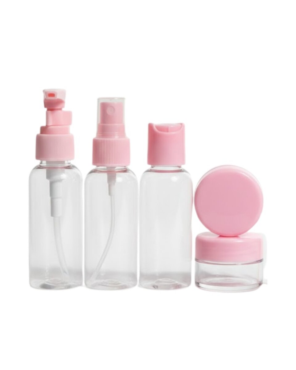 Taşınabilir 5’li Seyahat Kozmetik Şişe Seti 30 ml Sızdırmaz Taşınabilir 5’li Seyahat Kozmetik Şişe Seti 30 ml Sızdırmaz