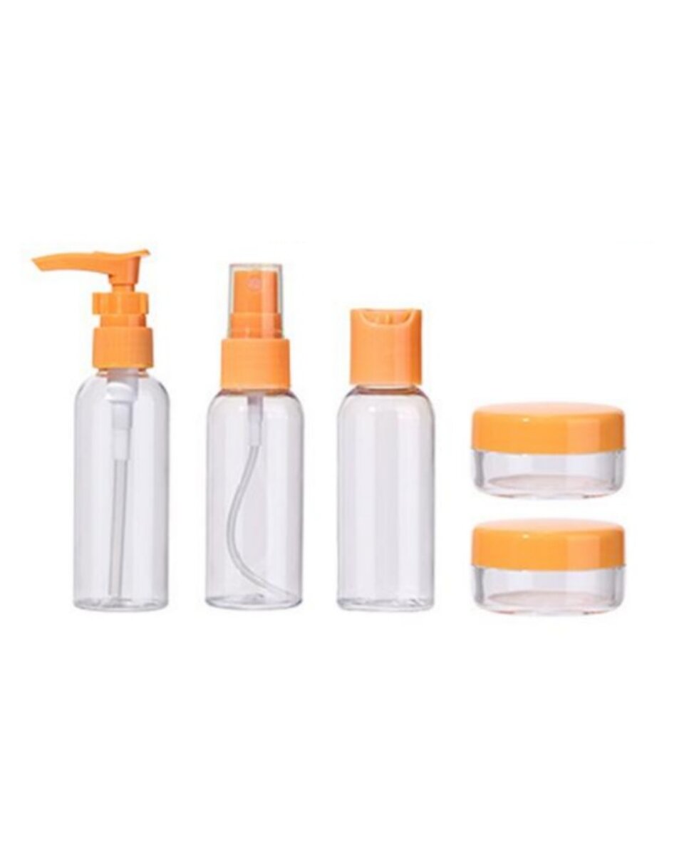 30 ml 5’li Seyahat Şişesi Seti Çantalı Kozmetik Organizer
