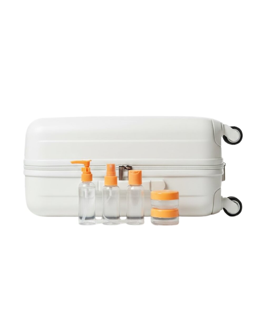 30 ml 5’li Seyahat Şişesi Seti Çantalı Kozmetik Organizer