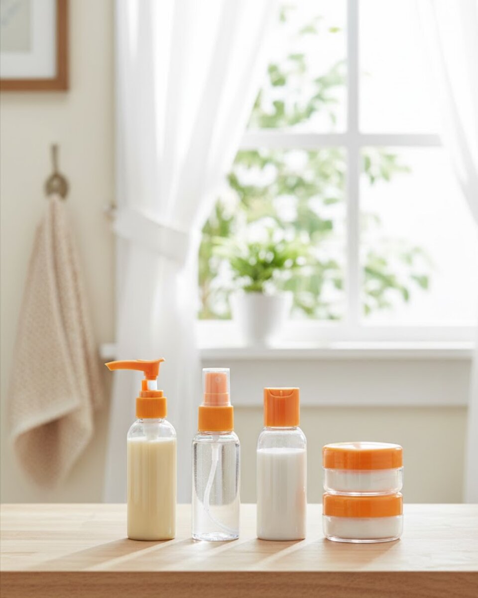 Seyahat İçin 5’li Şeffaf Kozmetik Kap Seti 30 ml Seyahat İçin 5’li Şeffaf Kozmetik Kap Seti 30 ml