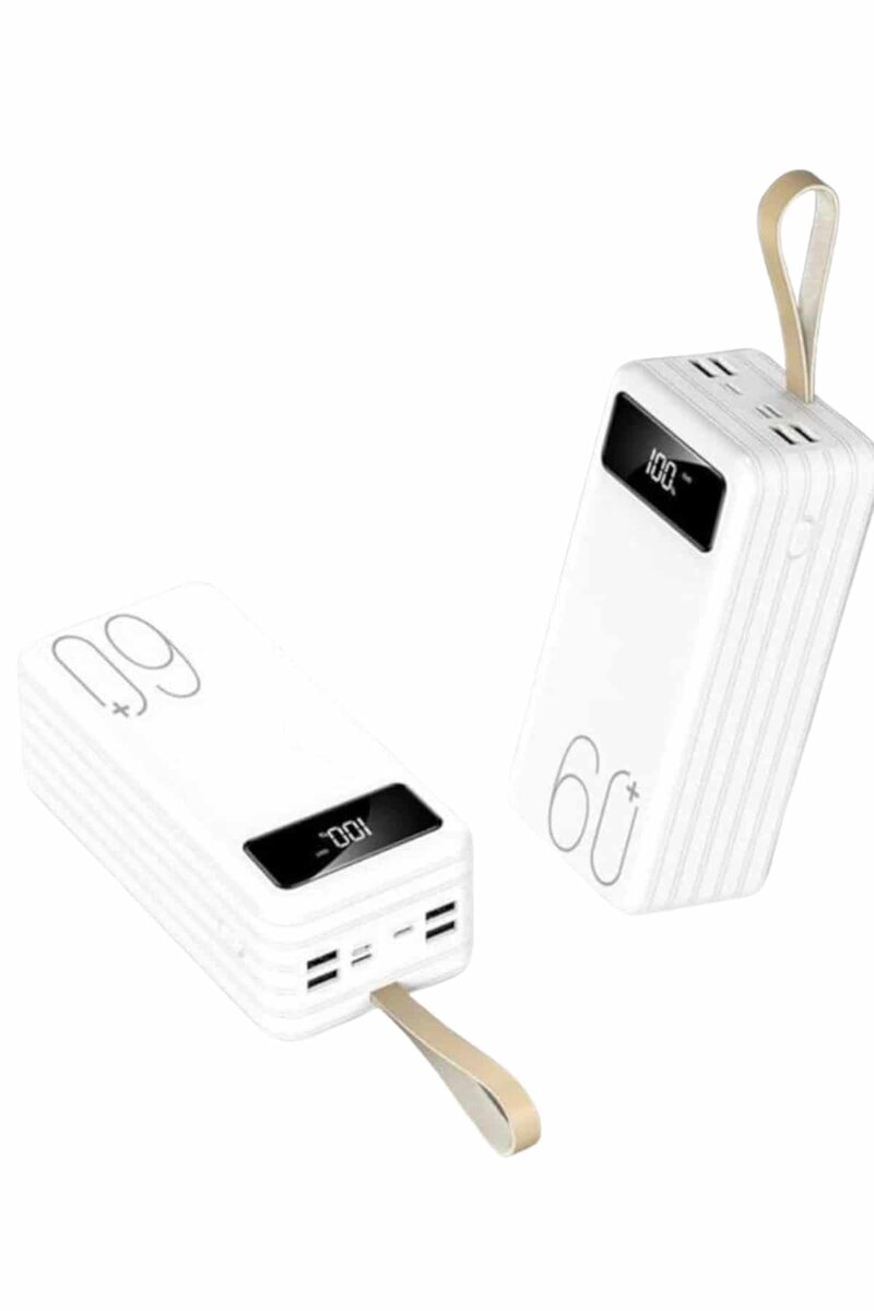 Powerbank 60.000 Mah Taşınabilir Şarj Hızlı El Fenerli Dijital Göstergeli Powerbank 60.000 Mah Taşınabilir Şarj Hızlı El Fenerli Dijital Göstergeli