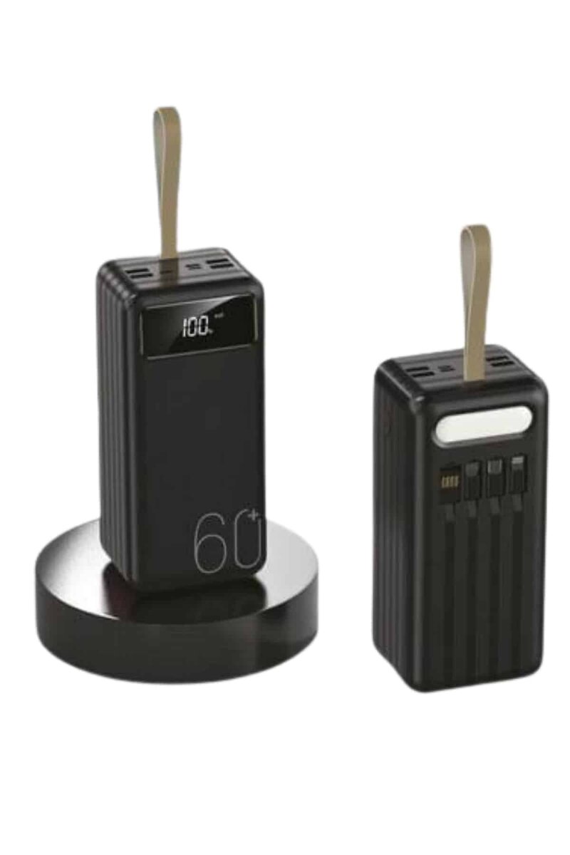 Powerbank 60.000 Mah Taşınabilir Şarj Hızlı El Fenerli Dijital Göstergeli Powerbank 60.000 Mah Taşınabilir Şarj Hızlı El Fenerli Dijital Göstergeli