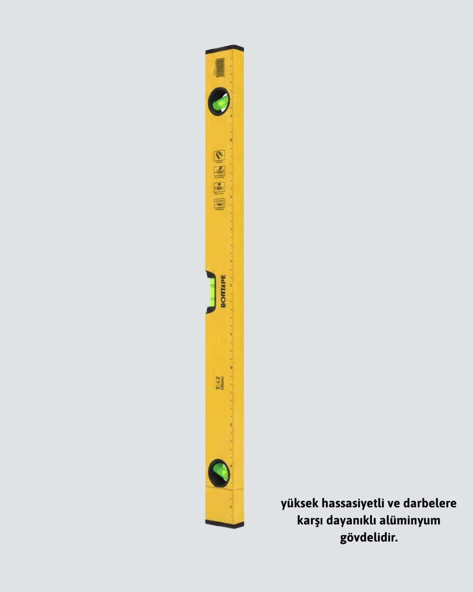 Dayanıklı Plastik Gövdeli 600 mm Su Terazisi Dayanıklı Plastik Gövdeli 600 mm Su Terazisi