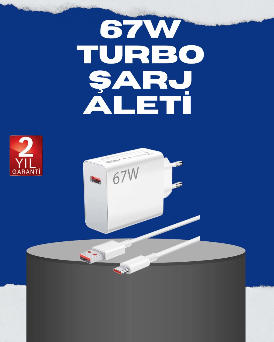 67 Watt Turbo Charge Başlık Vivo Y20 Y35 Y55 Uyumlu 67 Watt Turbo Charge Başlık Vivo Y20 Y35 Y55 Uyumlu