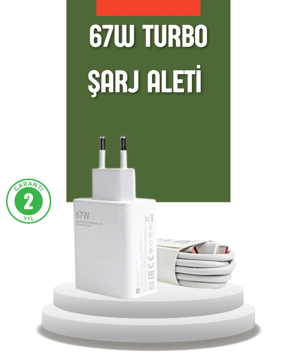 67 Watt Turbo Şarj Cihazı Xiaomi Redmi Note 10 11 12 Uyumlu 67 Watt Turbo Şarj Cihazı Xiaomi Redmi Note 10 11 12 Uyumlu