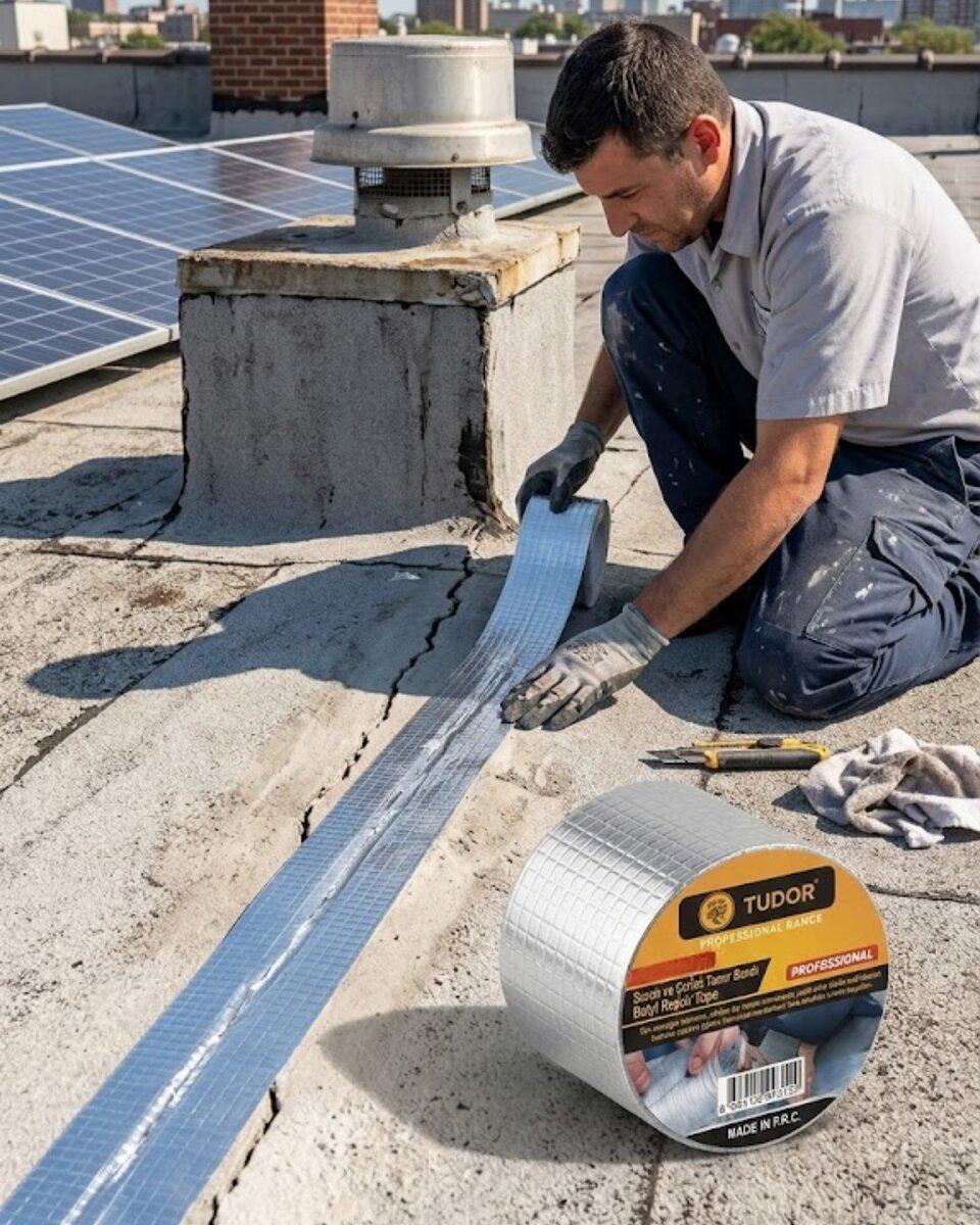 Su Geçirmez Sızdırmaz Tamir Bandı Güçlü Yapışkanlı 72 MM 2 Metre Su Geçirmez Sızdırmaz Tamir Bandı Güçlü Yapışkanlı 72 MM 2 Metre