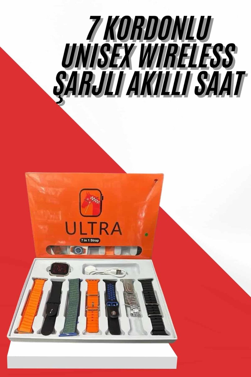 Unısex 7 Kordonlu Çok Fonksiyonlu Nabız Ölçer Uyku ve Sağlık Takibi Unısex 7 Kordonlu Çok Fonksiyonlu Nabız Ölçer Uyku ve Sağlık Takibi