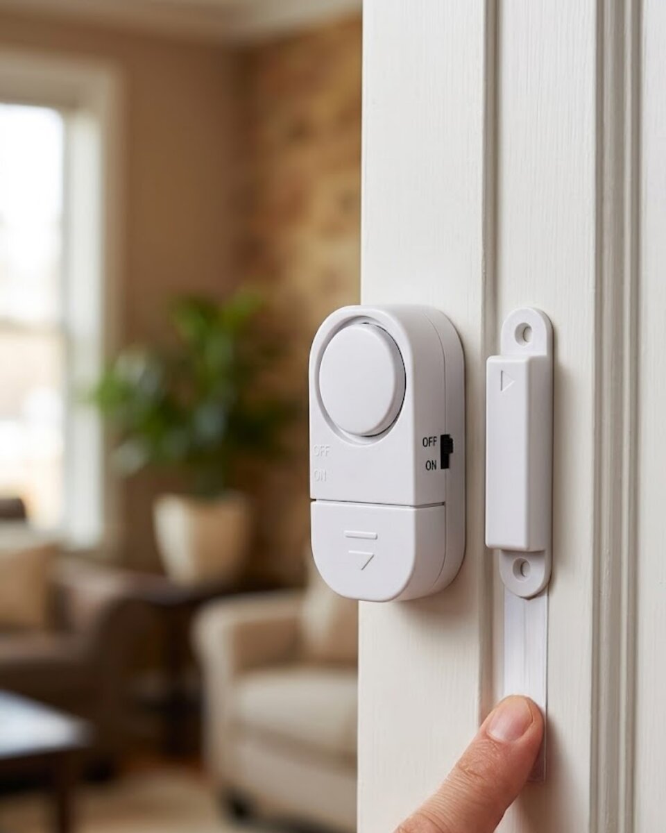 Kapı Alarmı Pencere Sensörü 90 dB Sesli Güvenlik Sistemi Kolay Montajlı Kapı Alarmı Pencere Sensörü 90 dB Sesli Güvenlik Sistemi Kolay Montajlı